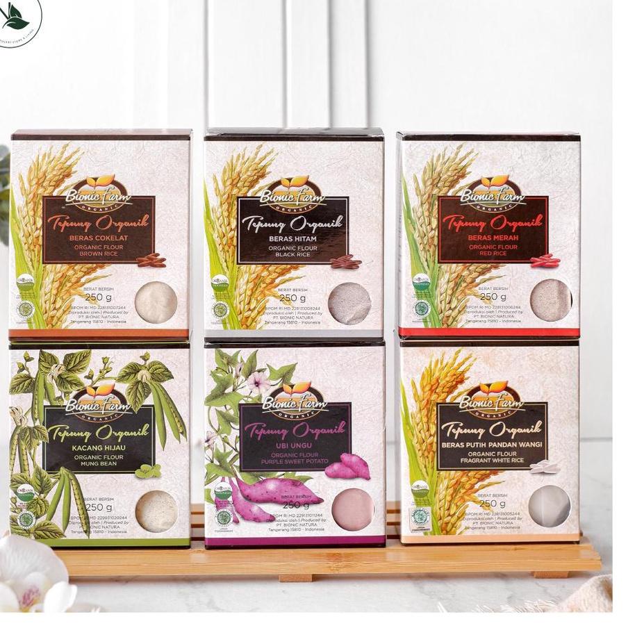 

BAYAR DITEMPAT✔️Bionic Farm Tepung Organic Beras 250gr|SQ2