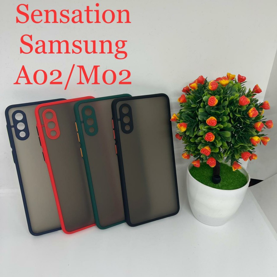 Soft Case Samsung M02 Case Matte Colour Transparan Hard Case Samsung M02