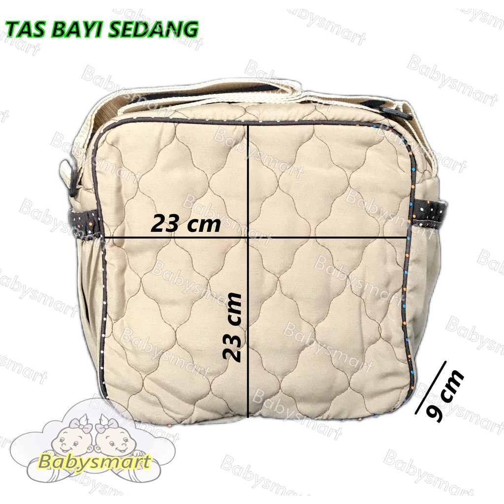 Babysmart - Tas Bayi /Anak  Kecil/Sedang AQILA / Tas Perlengkapan Baju dan botol susu bayi