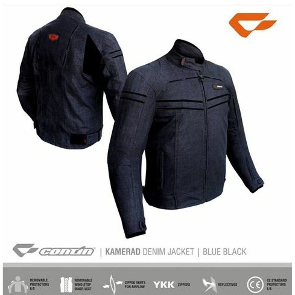 Jaket Touring Contin Kamerad 11 Denim Termurah