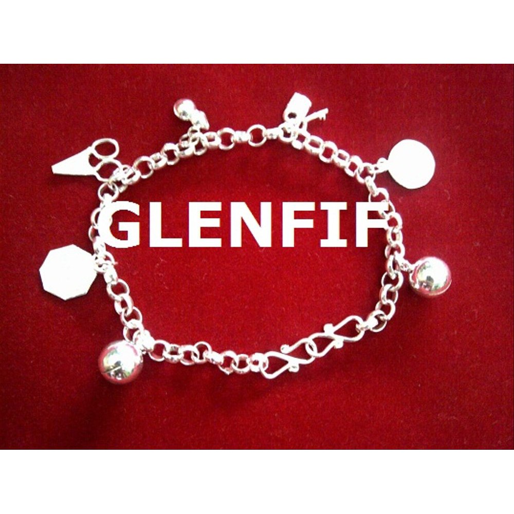 Gelang Kaki Perak Bayi model Pakkua Holo + Gembok Kunci