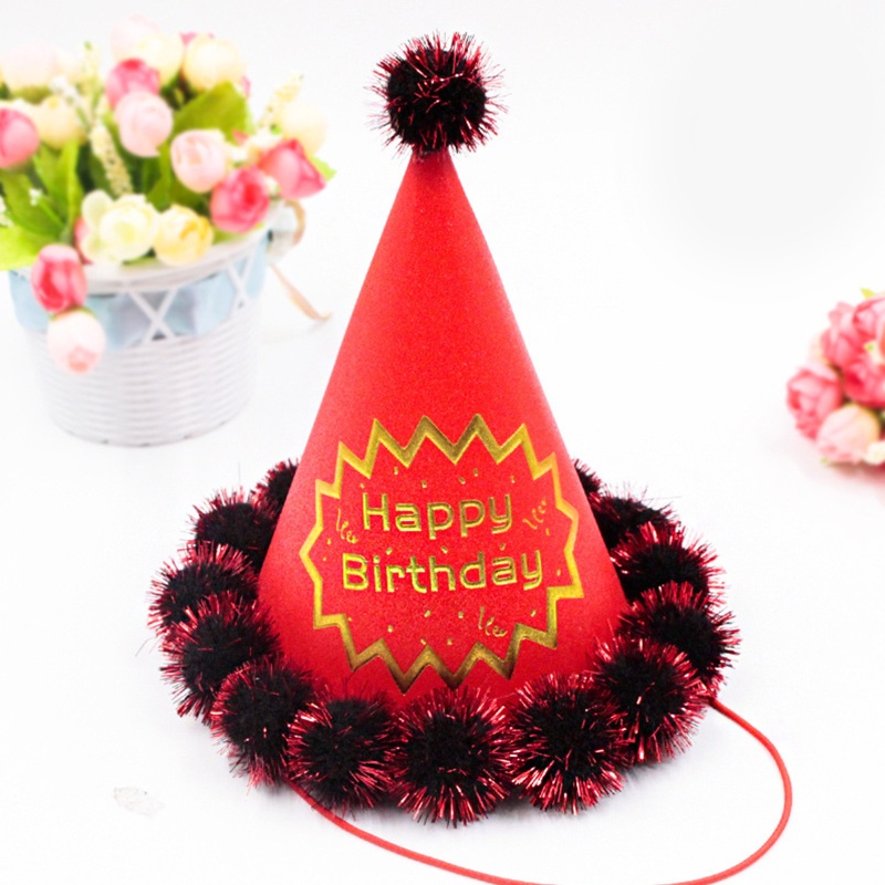 Topi Kerucut Ulang Tahun Mary Party Cone Hat for Kids Paper Party Hat Anak Dewasa Ulang Tahun Natal Tahun Baru Party