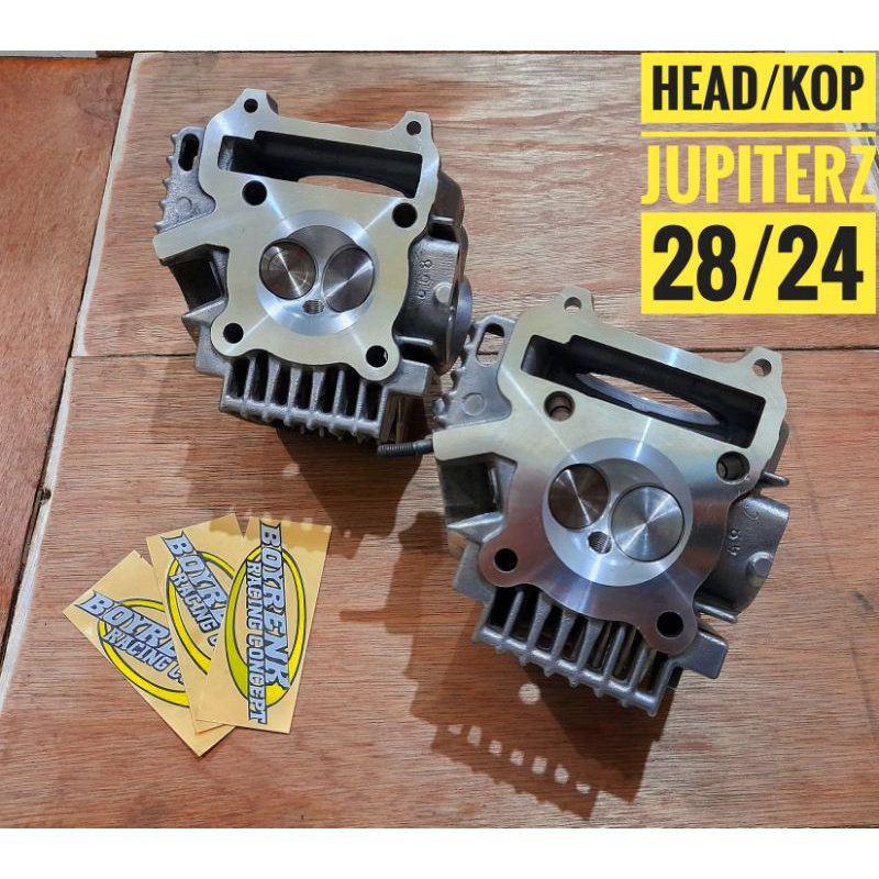 HEAD/KOP JUPITER Z KLEP 28/24 29/24 30/25 REVISI RUMAH PEN TEAMLAR PNP RRA BLADE-BOYRENK