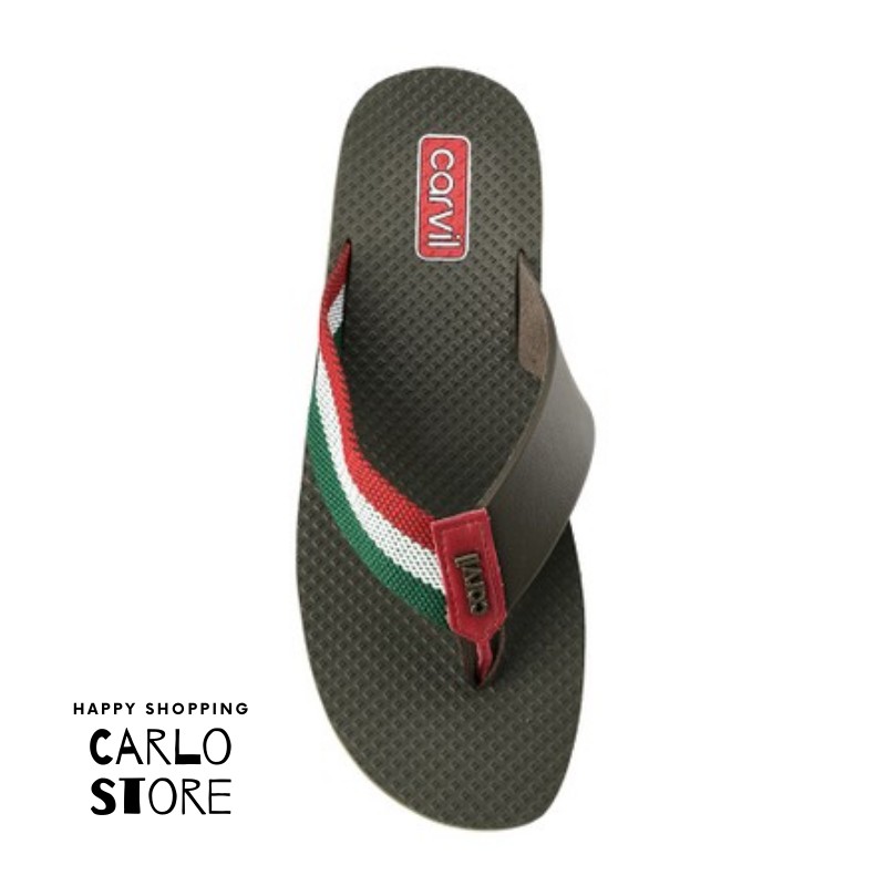 Sandal / Sendal Casual Pria Wanita Carvil Asli Bentley-01M Olive.Sandal Carvil Original Murah