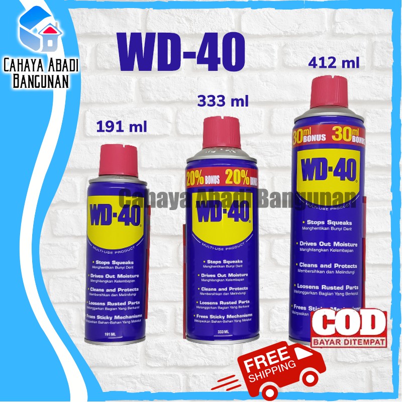 WD 40 WD40 WD-40 Pelumas Anti Karat Serbaguna