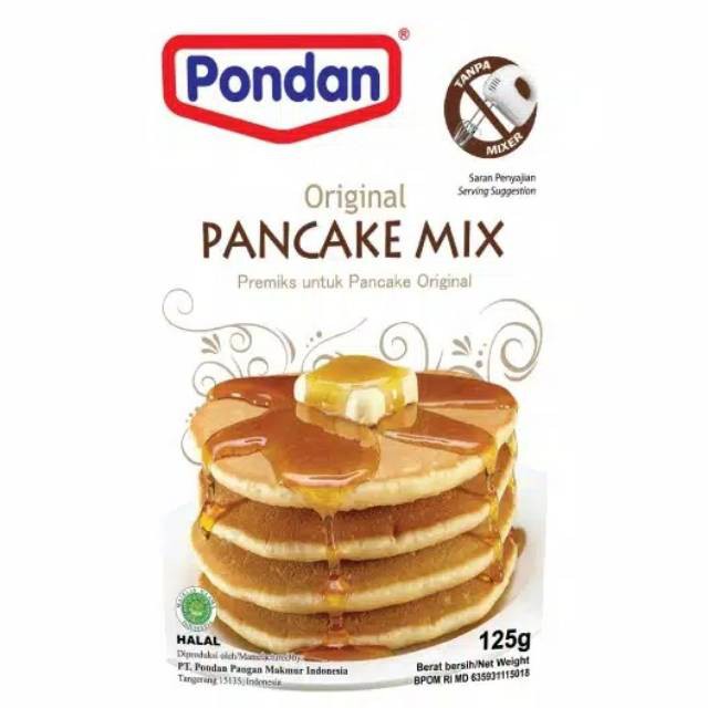 

Pondan Premiks Pancake Original 125 gram