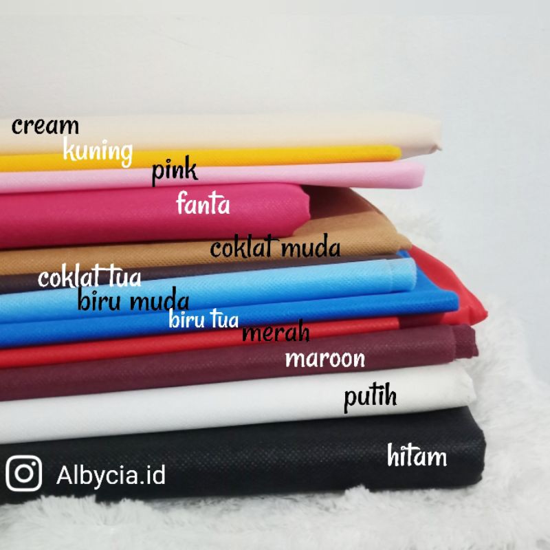 

Kain spunbond meteran wrapping bunga sponbund