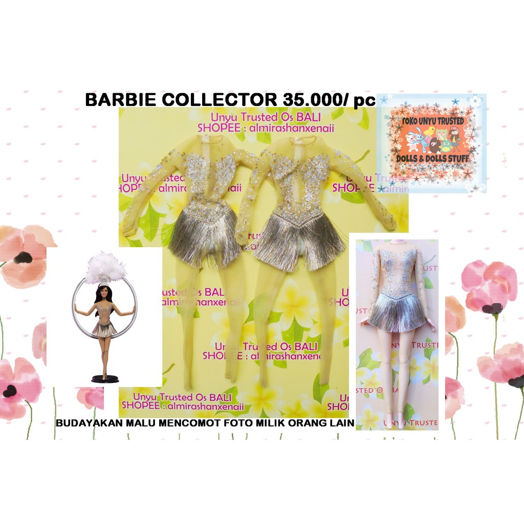 (B.A.J.U) Boneka Barbie Mattel Collector DHOOM 3 Katrina Kaif / Barbie Doll (ORIGINAL) - KHAKI D22