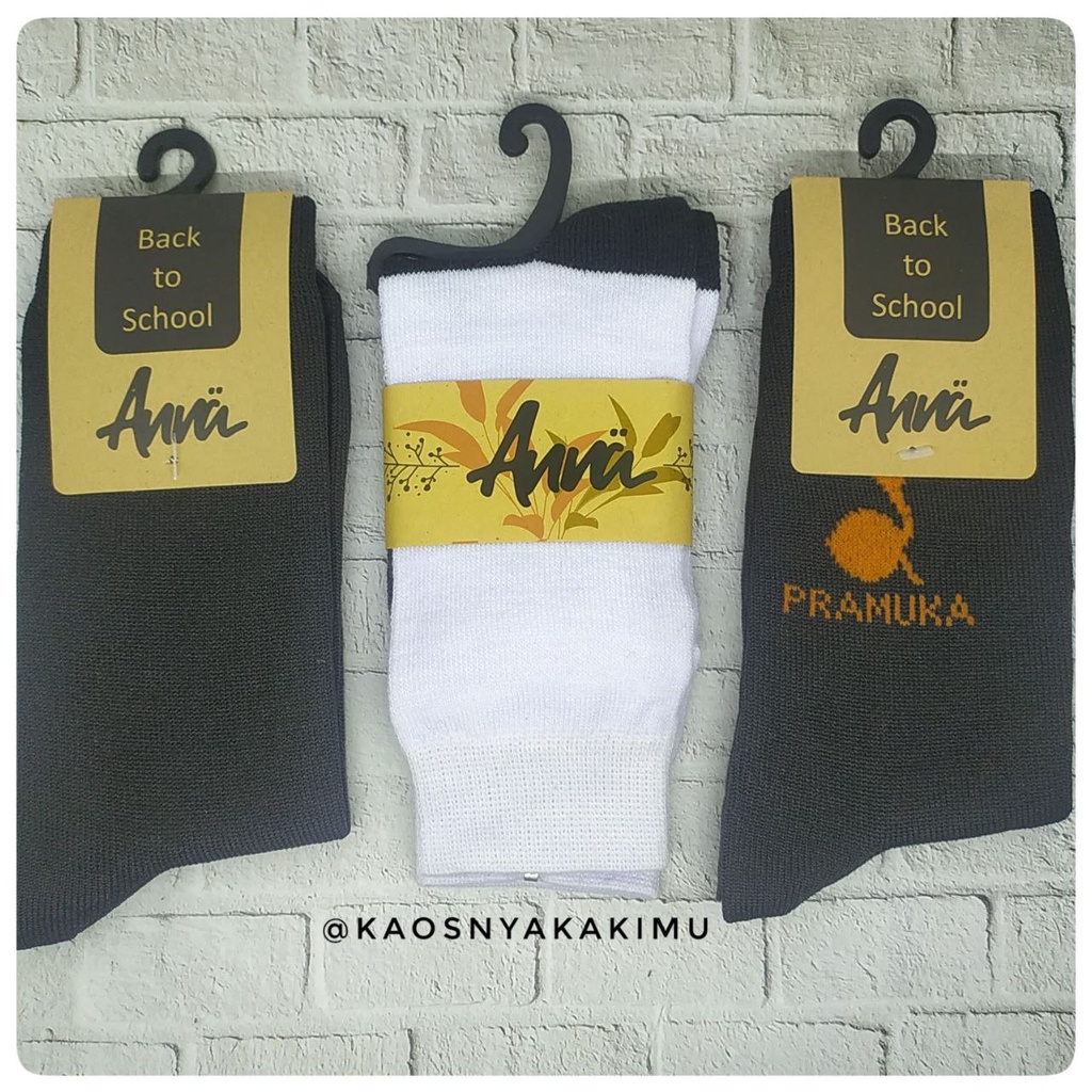 Kaos Kaki Anak Sekolah SD, SMP, SMA, MI, MTs, MA, dan Pramuka by ANNA School