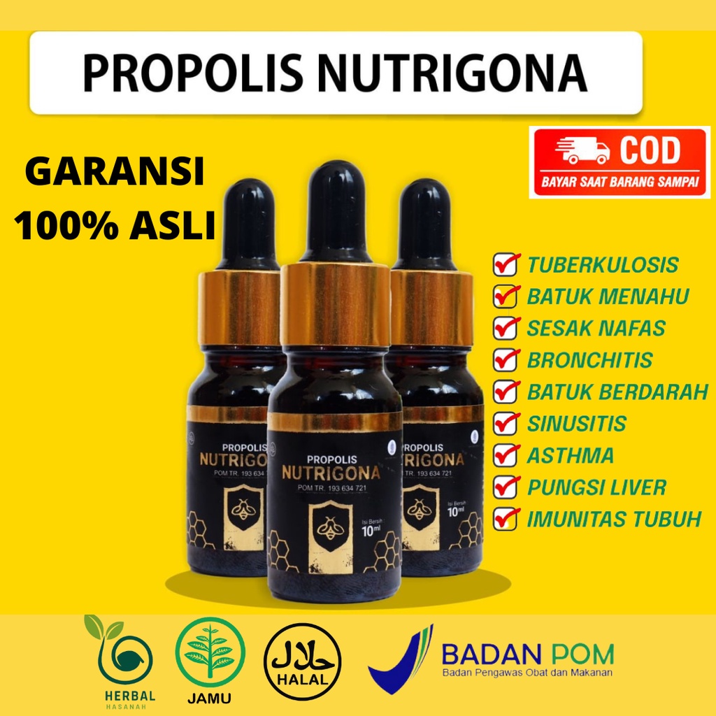 

PROPOLIS NUTRIGONA ORIGINAL ASLI OBATI PARU, MASALAH PERNAFASAN, BATUK BERDARAH, SISTEM IMUN, SESAK NAFAS, BRONCHITIS, ASMA, BATUK MENAHUN, TUBERKULOSIS, IMUNITAS TUBUH [ORIGINAL AGEN RESMI] ori