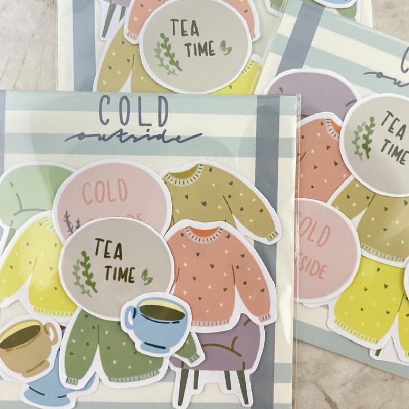 

sticker cold outside