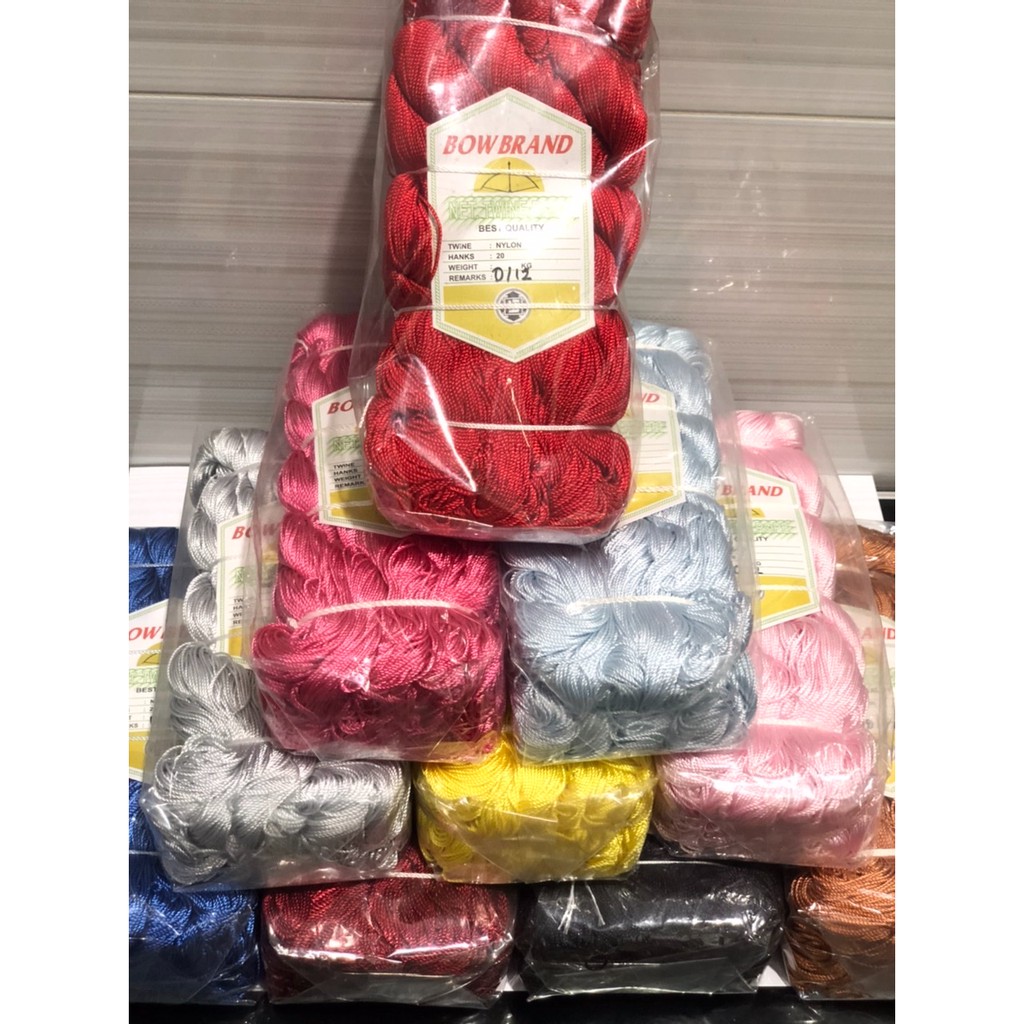 Benang nylon D12 500 gram / benang rajut nylon