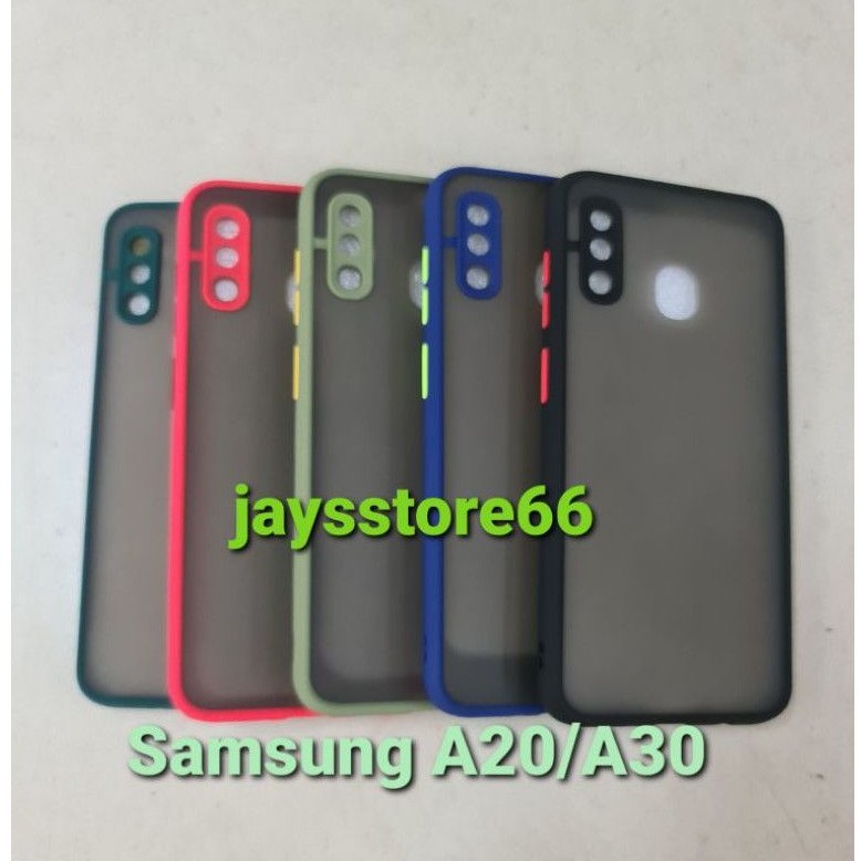 Silicon Case My Choice Samsung A20/A30 Plus Pelindung Kamera