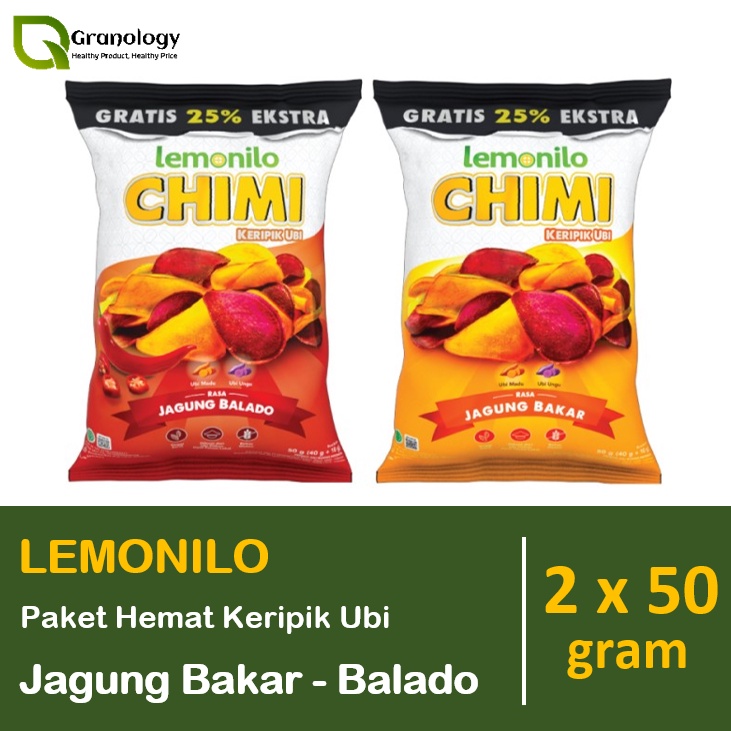 Lemonilo Paket Hemat B (Keripik Ubi 2 Rasa)