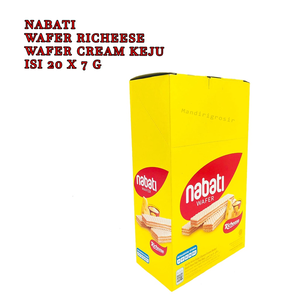 Nabati * Wafer Keju * Recheese * 7g x 20pcs