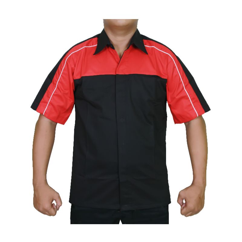 Atasan baju kerja murah#baju karyawan kantor#kemeja kerja#kemeja komunitas#kemeja lapangan outdoor#baju tangan pendek custom bordir