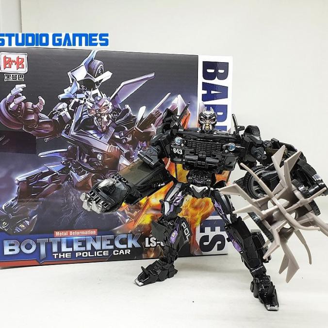 Spesial Bmb Transformers Barricade Mpm5 - Robot Ls-02 Bottleneck Police Car Terbatas