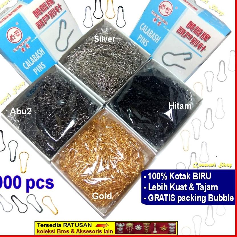 ◘ 1000 Peniti Bohlam Emas Penitih Labu Cemiti Jilbab Cemiti Bolam Peniti Kebaya Hijab Kecil Mini Pin