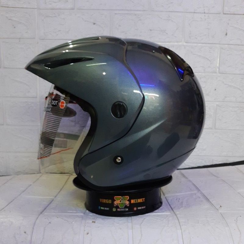 INK HELM CX22 SPORT HELM HALL FACE / GREY/ ORIGINAL CX22