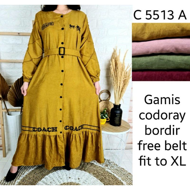 HS-5513 GAMIS CODORAY BORDIR COACH