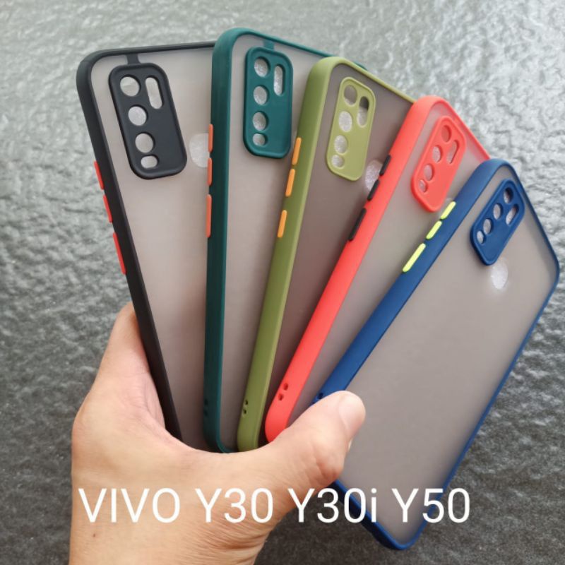 Case Vivo Y30 Y30i Y50 ( 6 model ) soft softcase sofshell silikon cover casing kesing housing