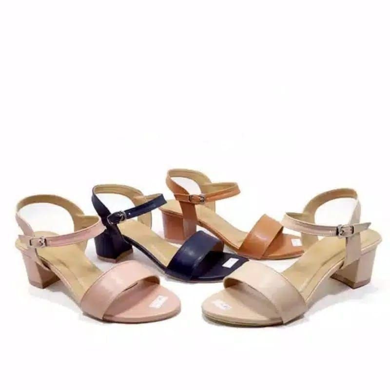 Sandal Heels Hak Tahu 5cm