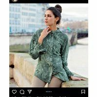 el mar minorca shirt with puff sleeve