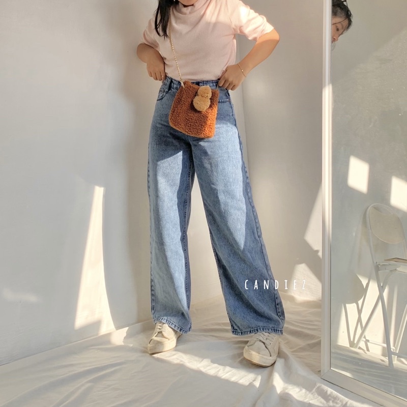 CANDIEZ NARA Highwaist Cullote Jeans