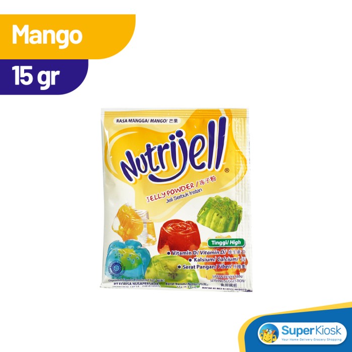 

Nutrijell Jelly Powder Sachet Mango 15 gr