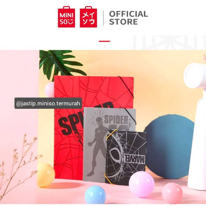 

MINISO File Folder MARVEL Spiderman (isi 3pcs)