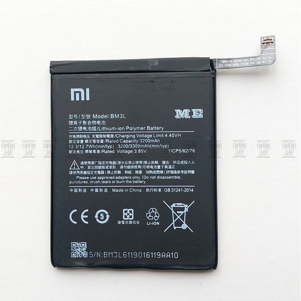 Baterai XiaoMi BM3L Mi9 Original OEM Batre Batrai Battery Xiao Mi BM 3L HP Ori Mi 9