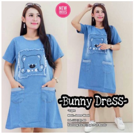 Bunny Dress Jeans Wash Matt