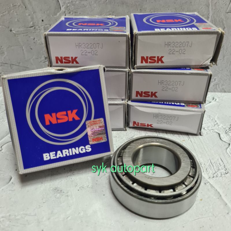 BEARING RODA DEPAN LUAR PS 120 LUBANG AS RATA 32207 J NSK ORI JEPANG