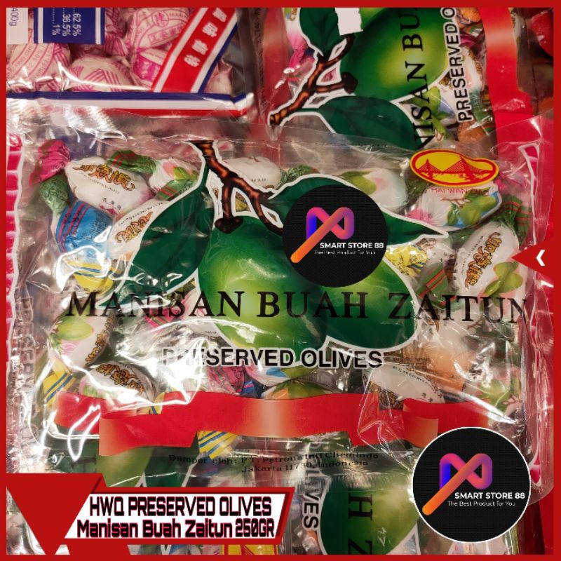 

HAI WAN QIAO PRESERVED OLIVES 250GR MANISAN BUAH ZAITUN 6947593102176
