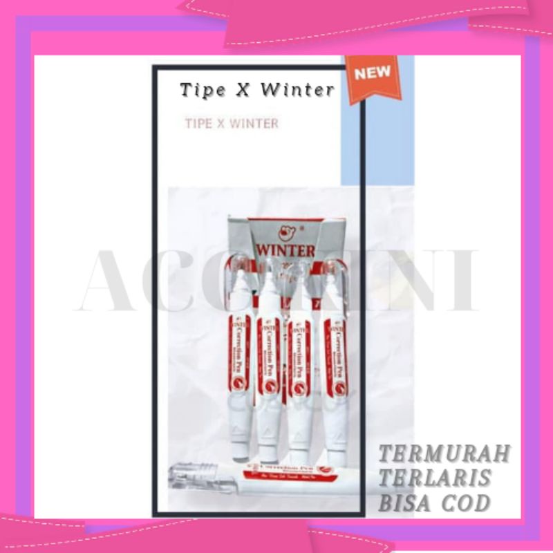 

AccKini - Tipe X Winter/Tipe X Winter Correction Pen/TIPE X COD /CORRECTION PEN/ TIPE X TERMURAH COD