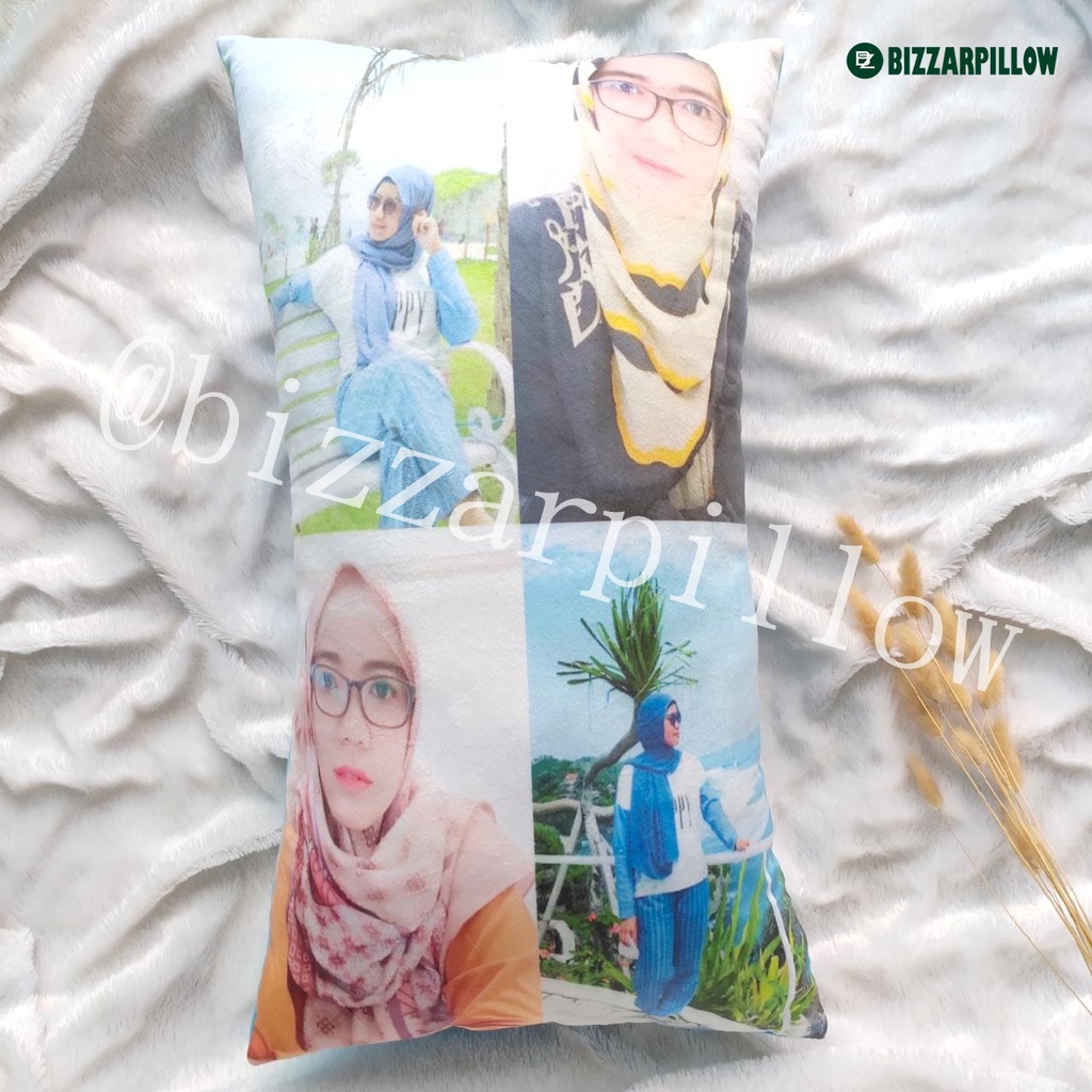 Bizzarpillow Bantal Foto Custom Fullprint 40x80 cm BZ024