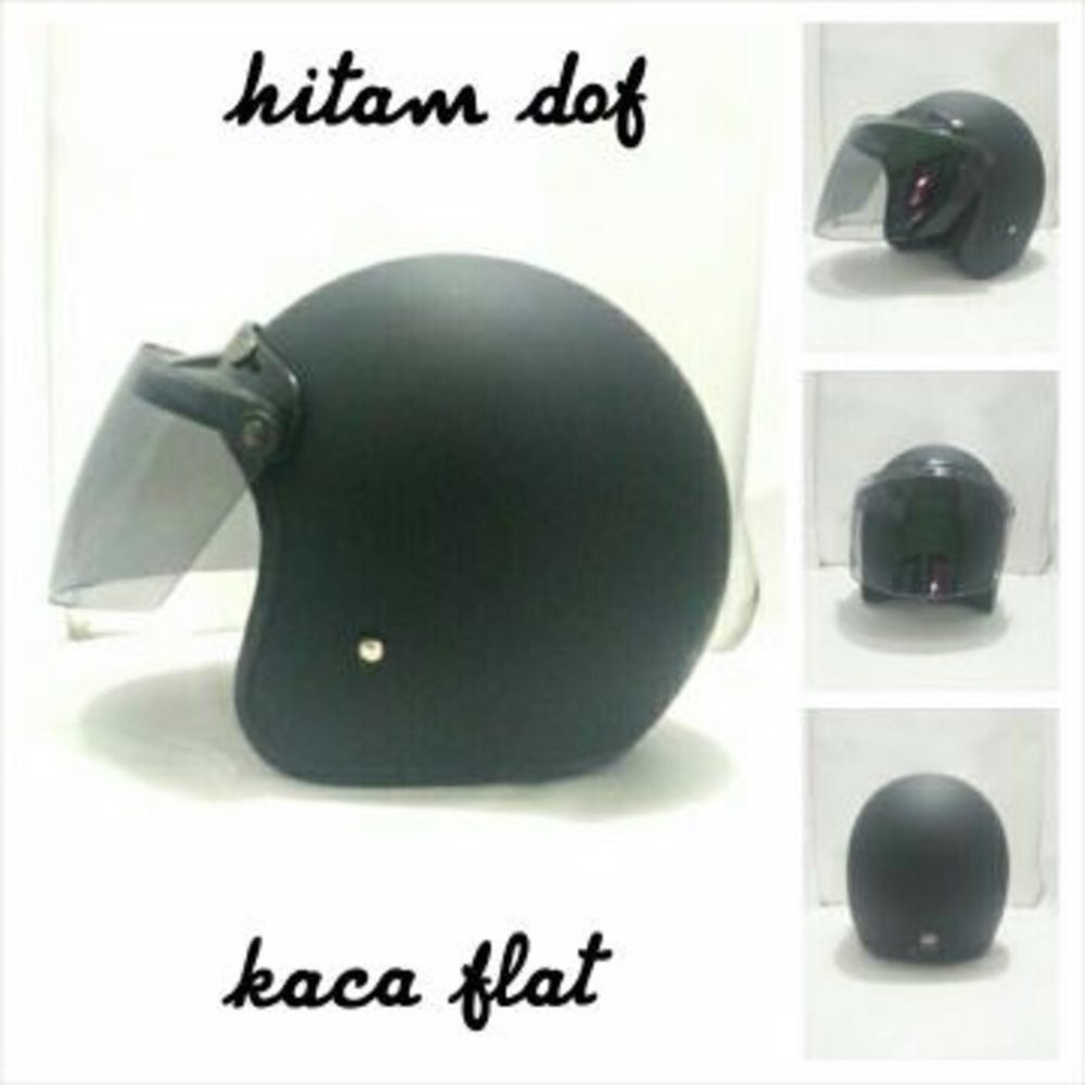 HELM BOGO DATAR JPN POLOS SNI ORIGINAL Berkualitas