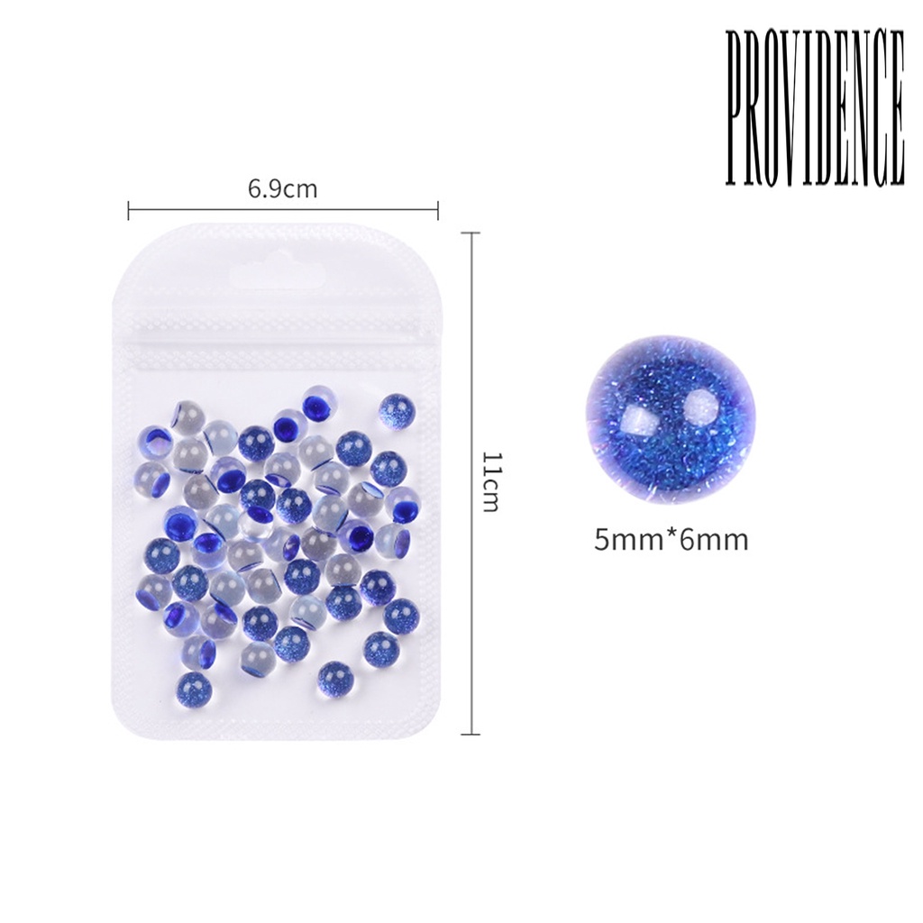 Providence 30Pcs Manik-Manik Resin 3D Anti Air Tahan Lama Untuk Dekorasi Nail Art DIY