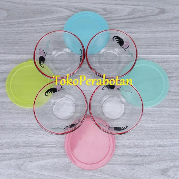 Terbatas - Mangkok Bening Ayam Kedaung / Mangkuk Ayam / Mangkuk Set - Sesuai Gambar