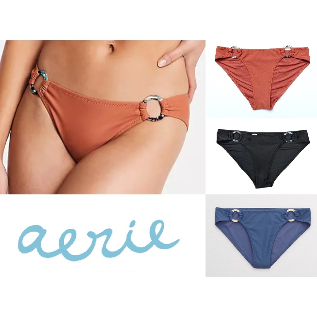 BERKUALITAS Bikini Bottom / Celana Renang Wanita Aerie Ring Bikini Bottom, Classic, Swimwear