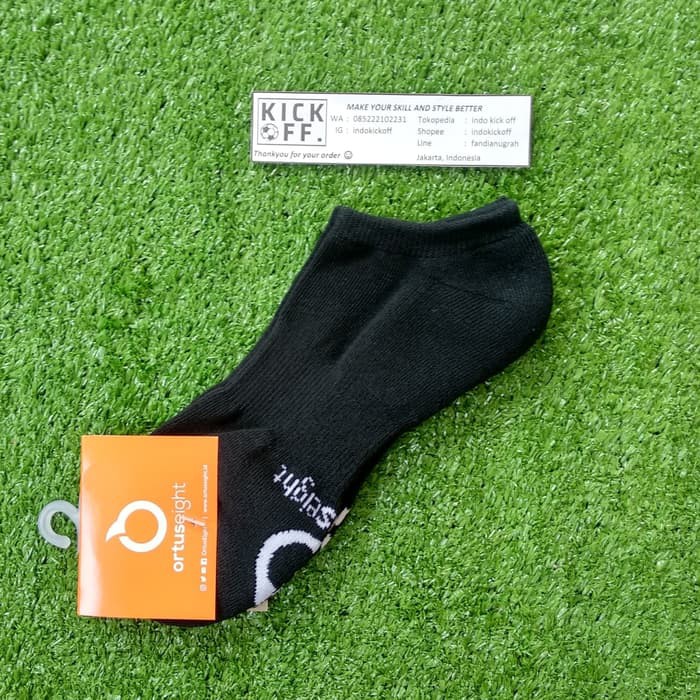 KAOS KAKI SEKOLAH/ KAOS KAKI OLAHRAGA ORTUSEIGHT FLUX SOCKS A - BLACK