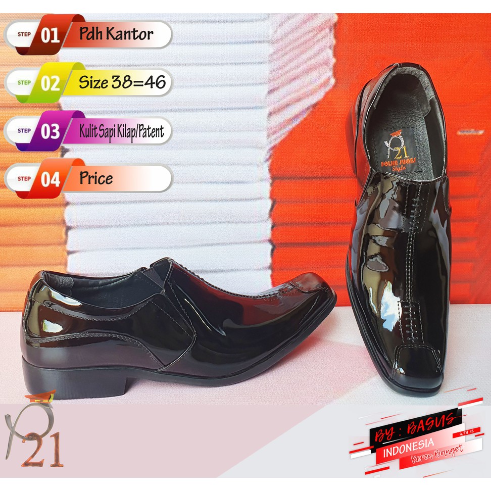 SEPATU PRIA /  Sepatu PDH p21 / SEPATU FORMAL / SEPATU KANTOR