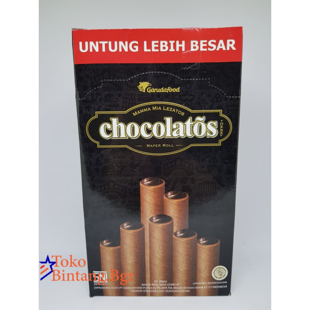 

Chocolatos Wafer Roll (20pcs x 16gr)