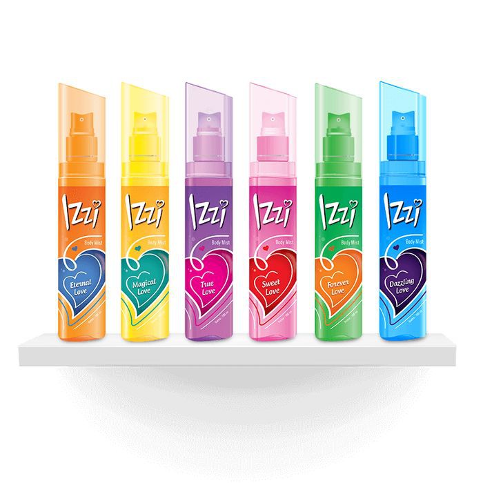 (BESAR) IZZI Body Mist / Parfume / Minyak Wangi 100ml - FOREVER LOVE