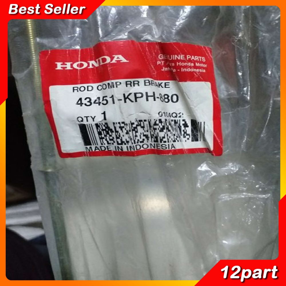 KAWAT REM KPH ATAU ROD COMP RR BRAKE UTK MTR KARISMA ATAU SUPRA X 125 CARBU PERTAMA 43451 KPH 880 HQ