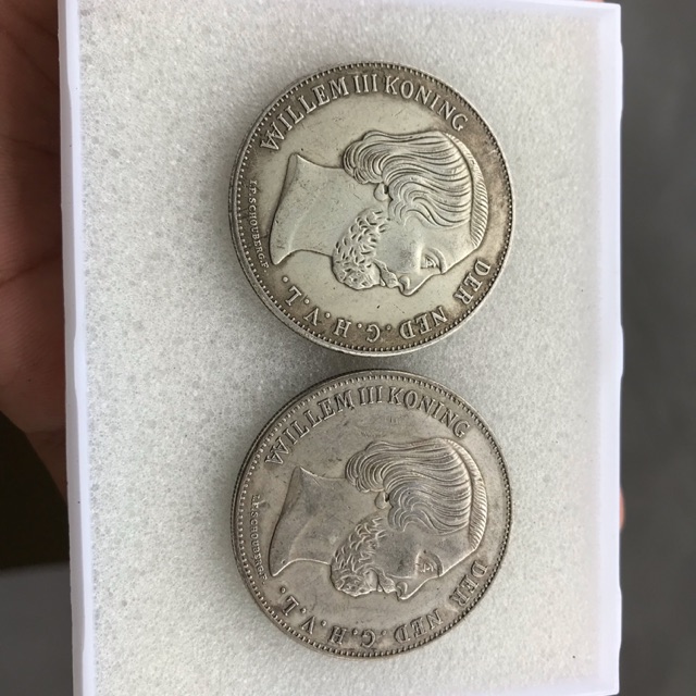 Koin Kuno Willem Tahun 1818 2 Setengah Gulden Edisi Khusus