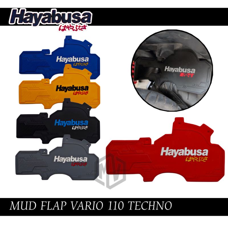 MUDFLAP VARIO 110 TECHNO MUD FLAP ATAU KARET PENAHAN LUMPUR VARIO 110 TECHNO