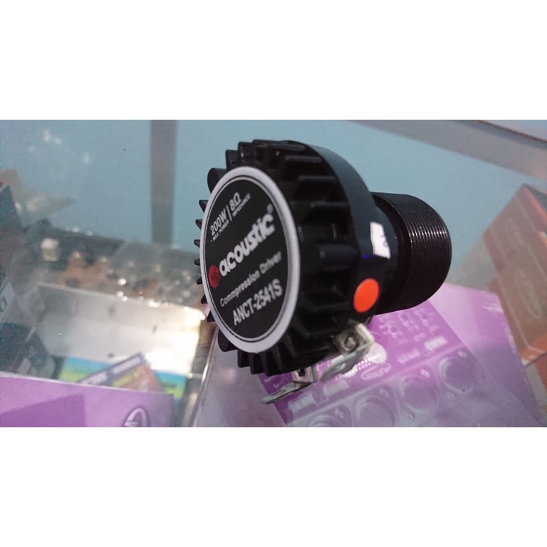DRIVER TWEETER ACOUSTIC 200W 1INCH AC2541S NEO MAGHNET TECNOLOGY