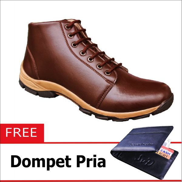 Sepatu S. van Decka D-WRT010K + Bonus Dompet