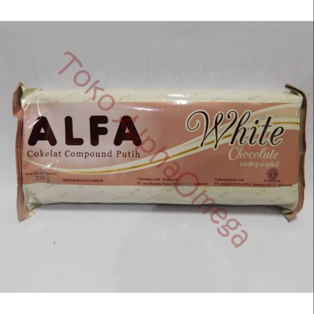 

Cokelat Batang Alfa Putih 250 gram/ Alfa White Chocolate 250gr